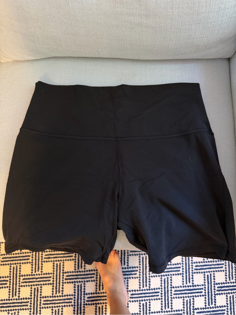 lululemon athletica Black High-Rise Bike Shorts